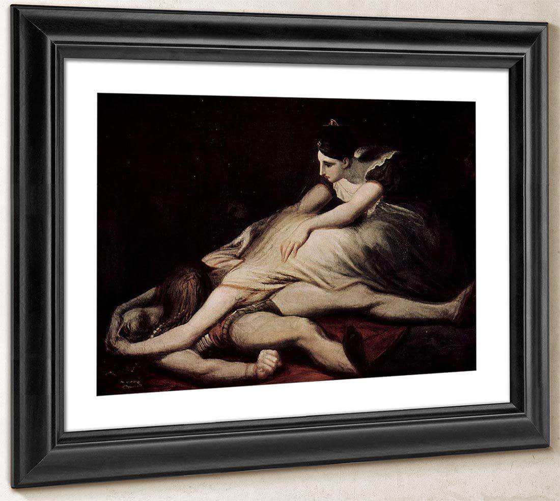 Kriemhild Throws Herself On The Dead Siegfried By Henry Fuseli Fine Art Print