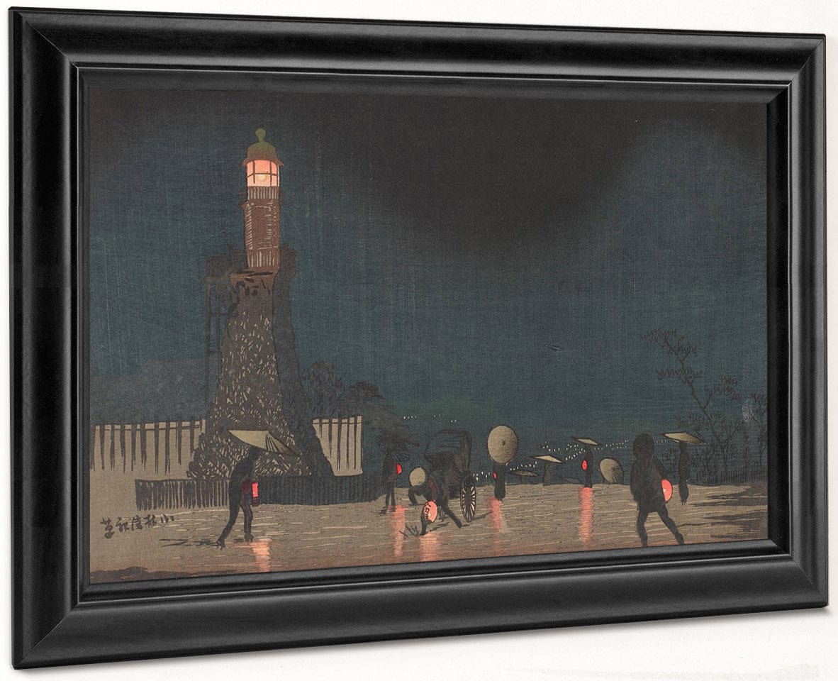 Kudanzaka At Night In Early Summer 1880 By Kobayashi Kiyochika Fine Art Print