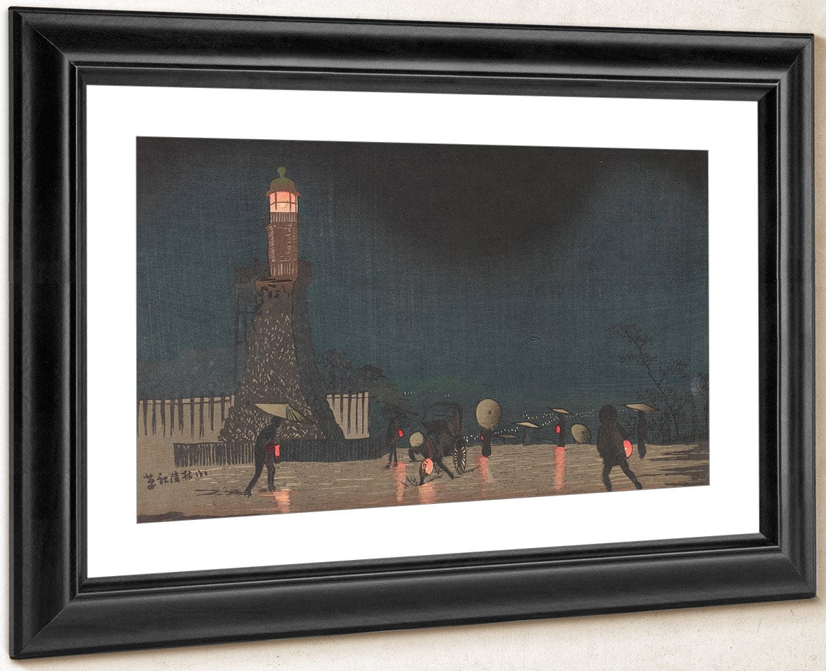 Kudanzaka At Night In Early Summer 1880 By Kobayashi Kiyochika Fine Art Print