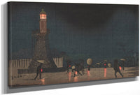 Kudanzaka At Night In Early Summer 1880 By Kobayashi Kiyochika Fine Art Print