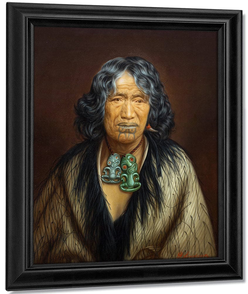 Kuinioroa Daughter Of Rangi Kopinga 1880 By Gottfried Lindauer Fine Art Print