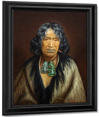 Kuinioroa Daughter Of Rangi Kopinga 1880 By Gottfried Lindauer Fine Art Print