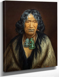 Kuinioroa Daughter Of Rangi Kopinga 1880 By Gottfried Lindauer Fine Art Print