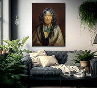 Kuinioroa Daughter Of Rangi Kopinga 1880 By Gottfried Lindauer Fine Art Print