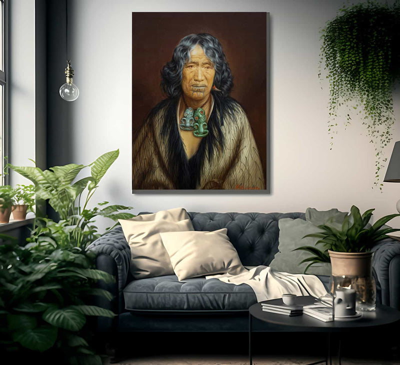 Kuinioroa Daughter Of Rangi Kopinga 1880 By Gottfried Lindauer Fine Art Print