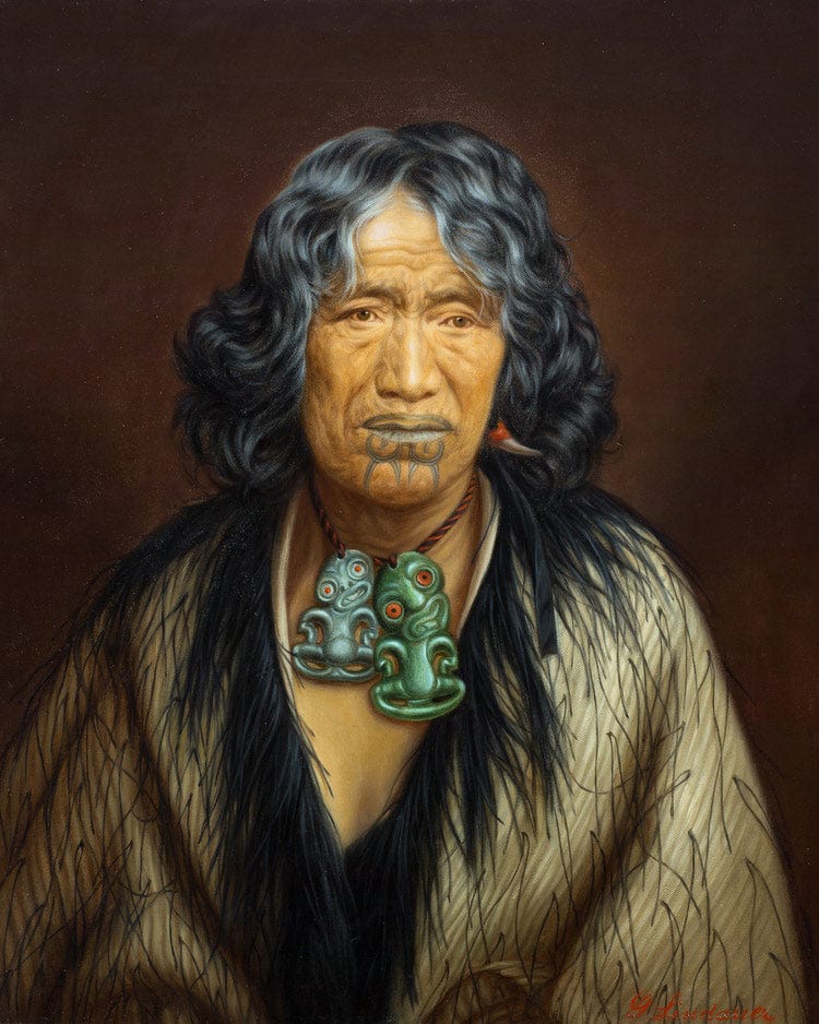 Kuinioroa Daughter Of Rangi Kopinga 1880 By Gottfried Lindauer Fine Art Print