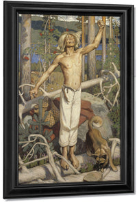 Kullervo Cursing By Akseli Gallen Kallela Fine Art Print