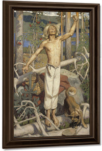Kullervo Cursing By Akseli Gallen Kallela Fine Art Print