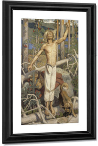 Kullervo Cursing By Akseli Gallen Kallela Fine Art Print