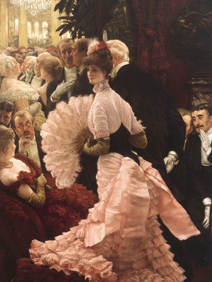 L'ambitieuse (Political Woman) Also Known As The Reception By James Tissot Fine Art Print