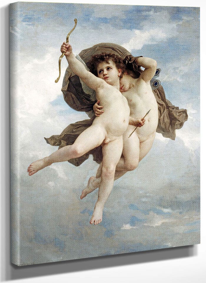L'amour Vainqueur By William Adolphe Bouguereau Fine Art Print