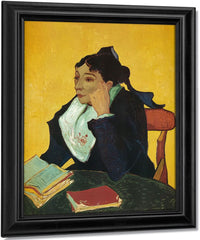 L'arlesienne Madame Ginoux With Books By Vincent Van Gogh Fine Art Print