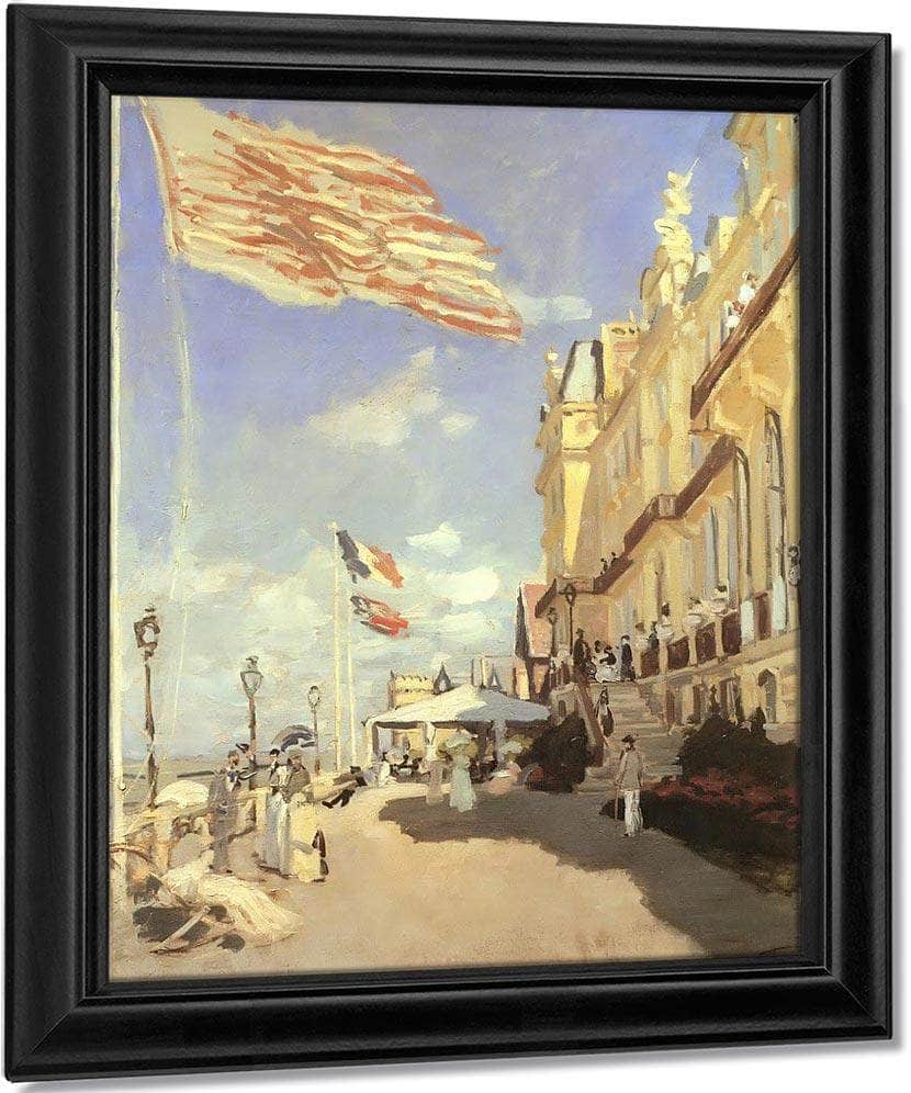 L'hotel Des Roches Noires A Trouville By Claude Monet Fine Art Print