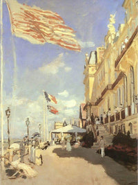 L'hotel Des Roches Noires A Trouville By Claude Monet Fine Art Print