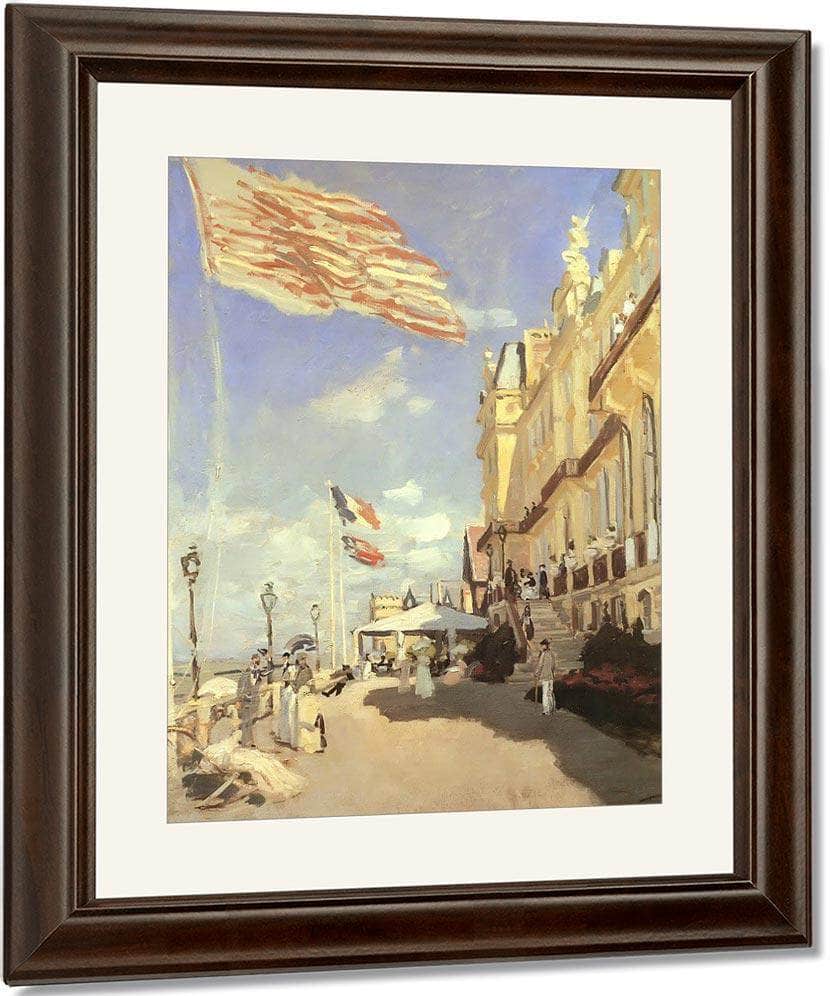 L'hotel Des Roches Noires A Trouville By Claude Monet Fine Art Print
