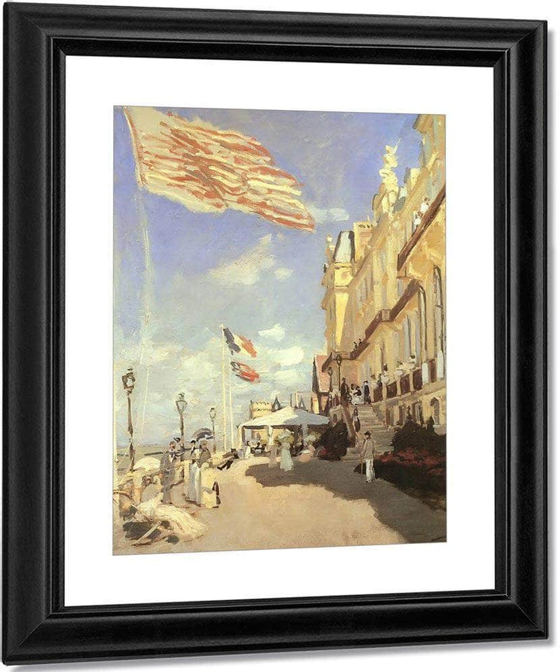 L'hotel Des Roches Noires A Trouville By Claude Monet Fine Art Print