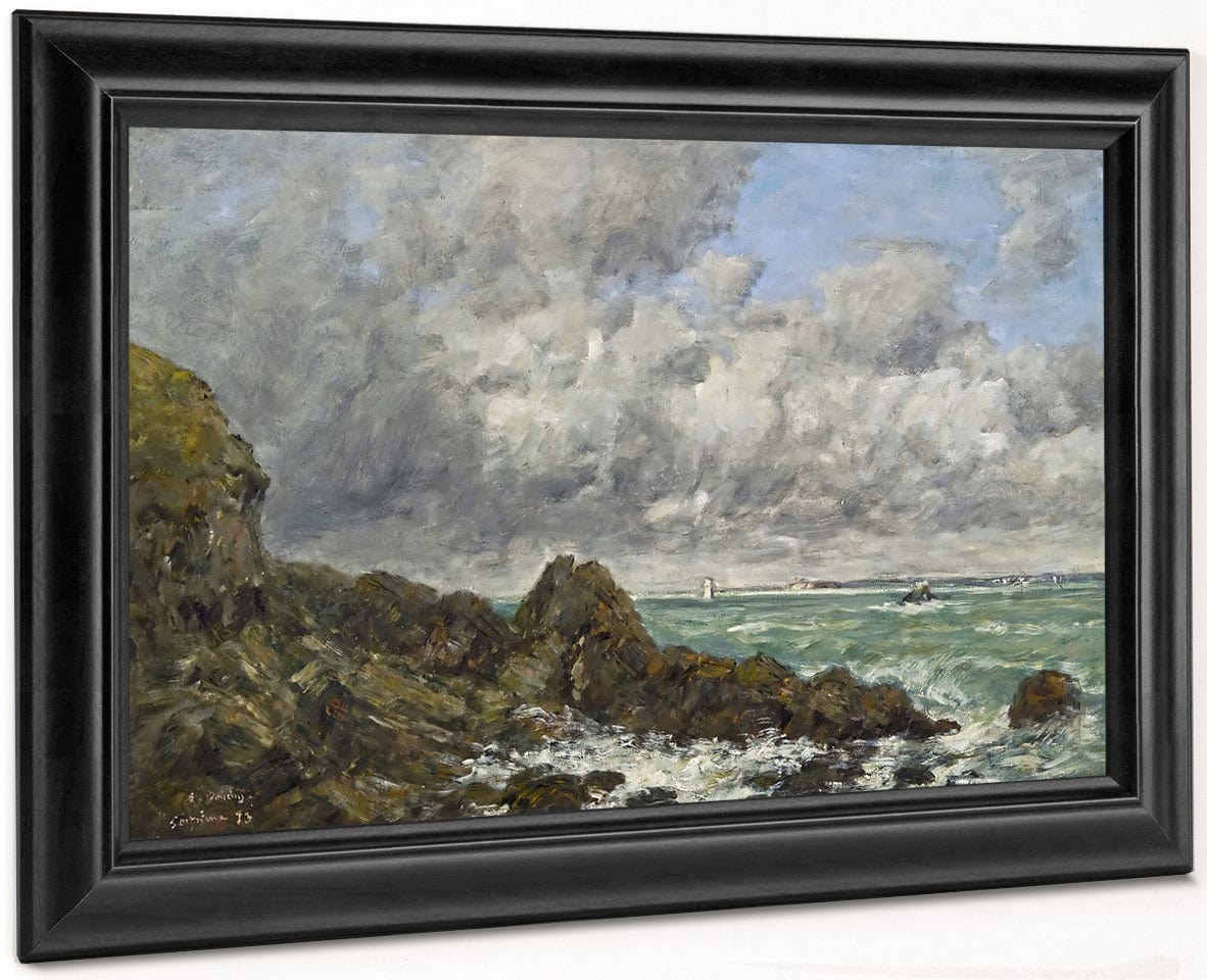 La Baie De Portrieux By Eugene Boudin Fine Art Print