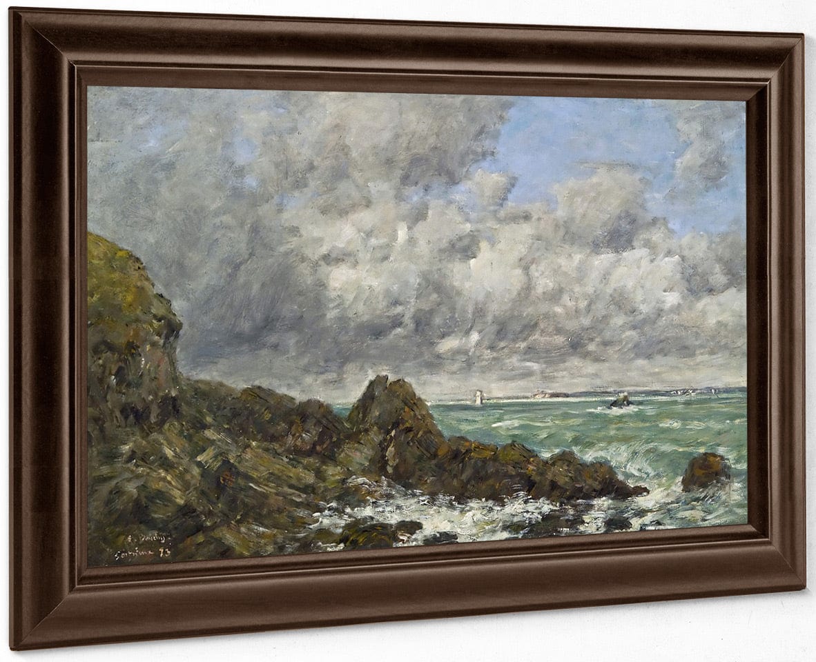 La Baie De Portrieux By Eugene Boudin Fine Art Print
