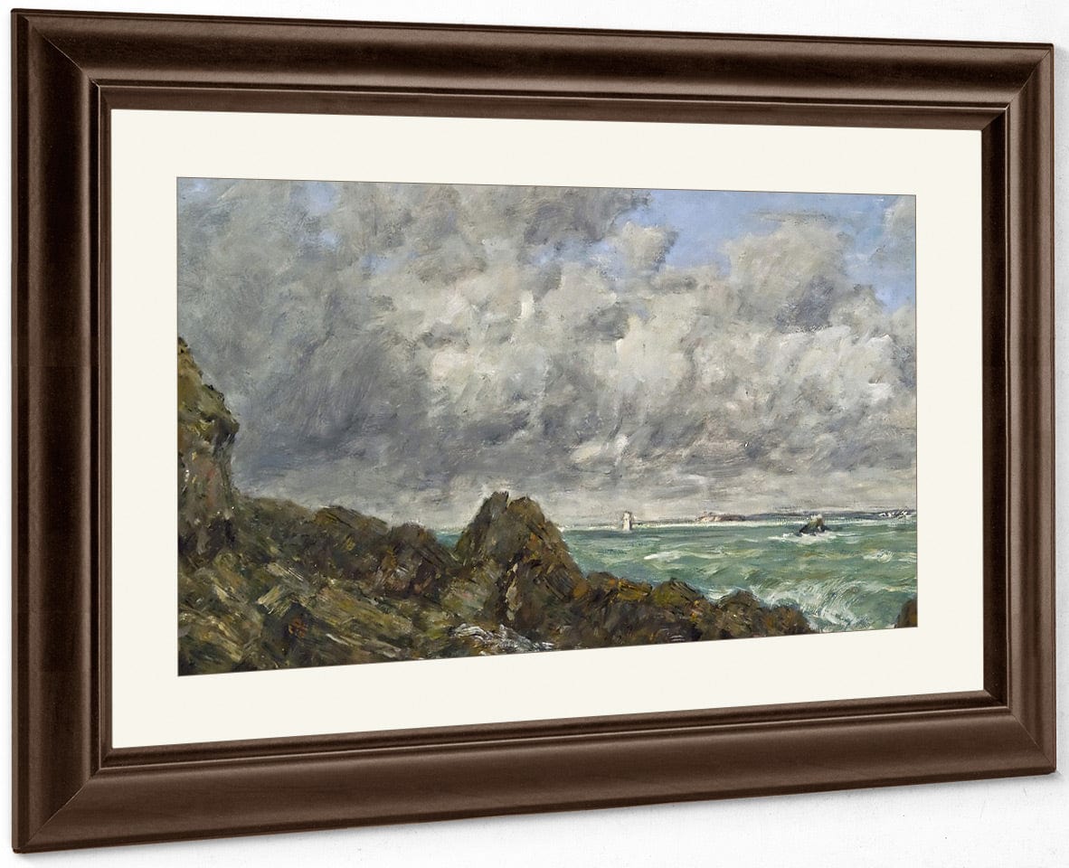 La Baie De Portrieux By Eugene Boudin Fine Art Print