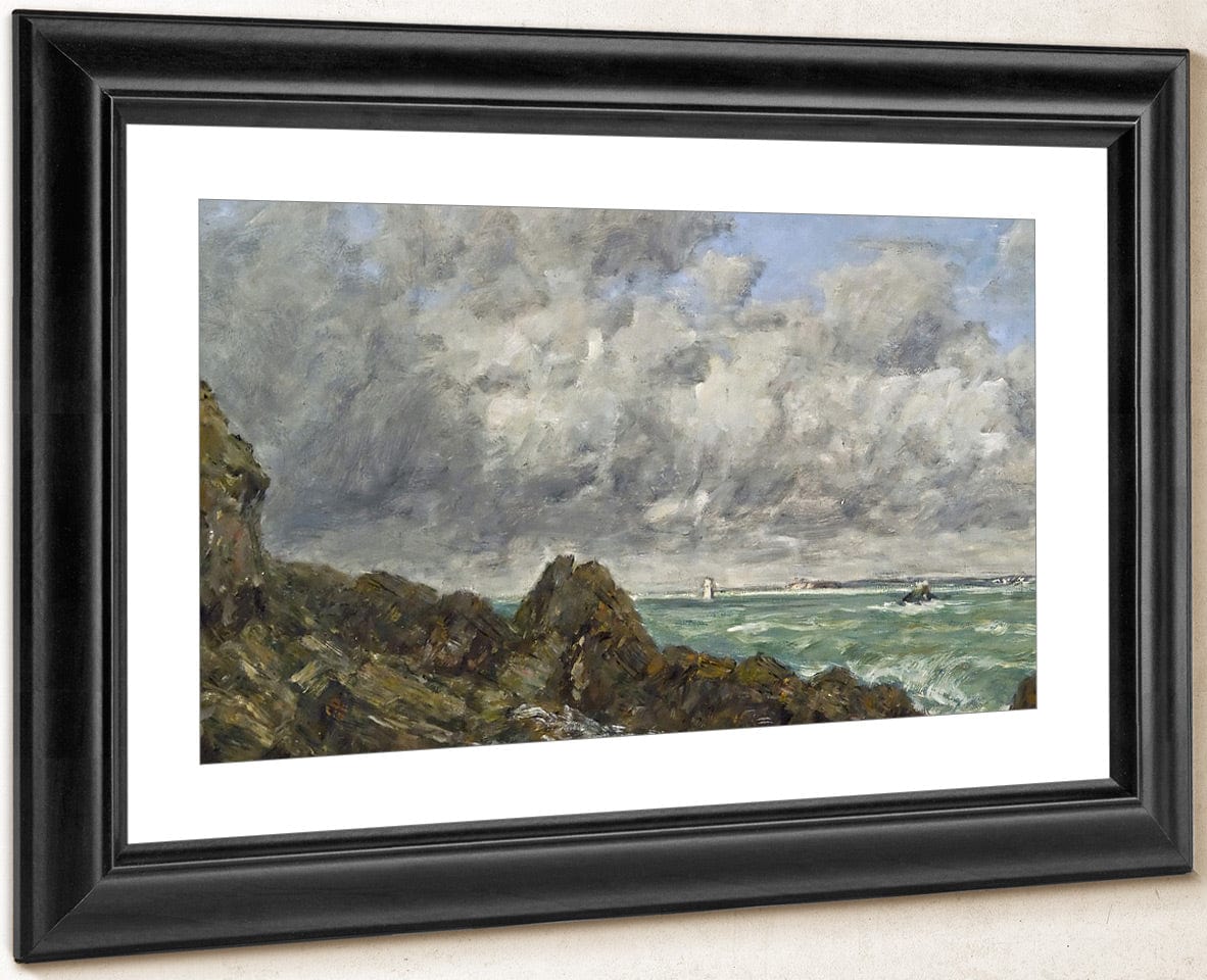 La Baie De Portrieux By Eugene Boudin Fine Art Print