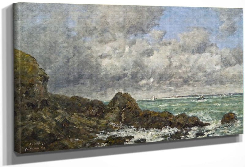 La Baie De Portrieux By Eugene Boudin Fine Art Print