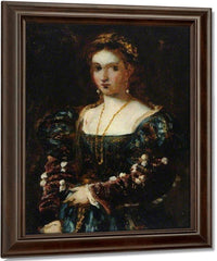 La Bella (Copy Of Titian) By William Etty Fine Art Print