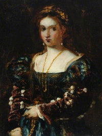 La Bella (Copy Of Titian) By William Etty Fine Art Print