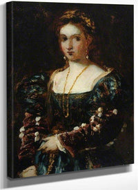 La Bella (Copy Of Titian) By William Etty Fine Art Print