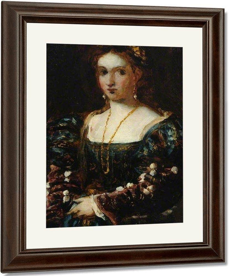 La Bella (Copy Of Titian) By William Etty Fine Art Print