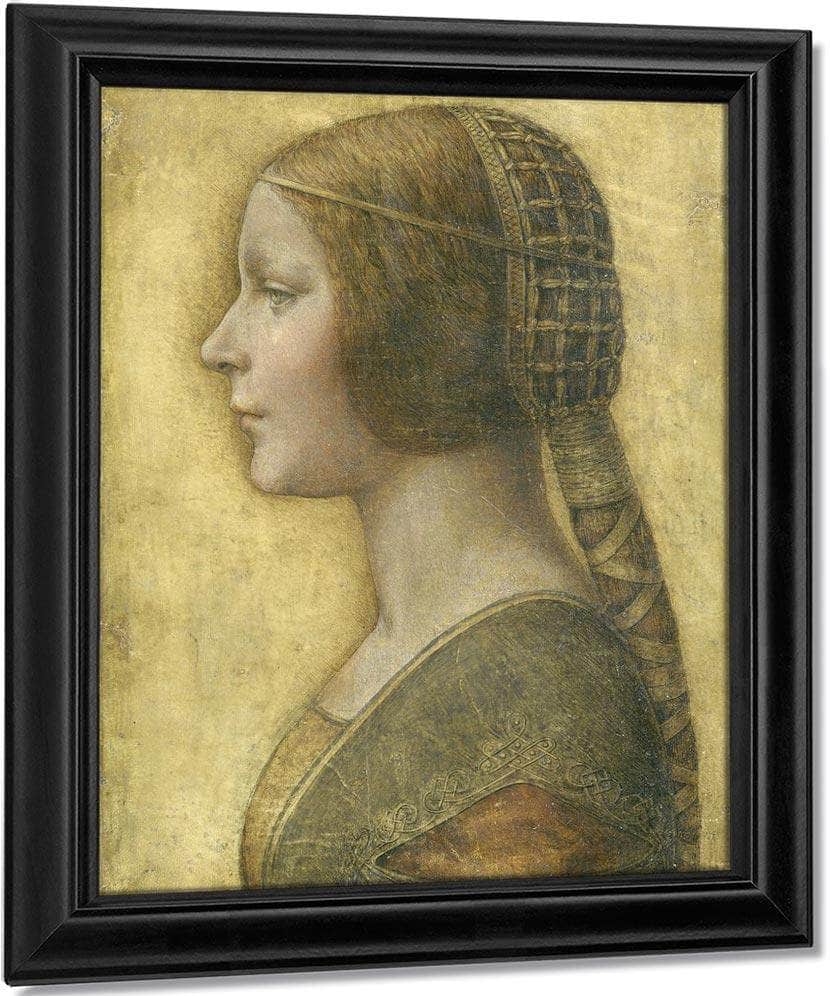 La Bella Principessa By Leonardo Da Vinci Fine Art Print