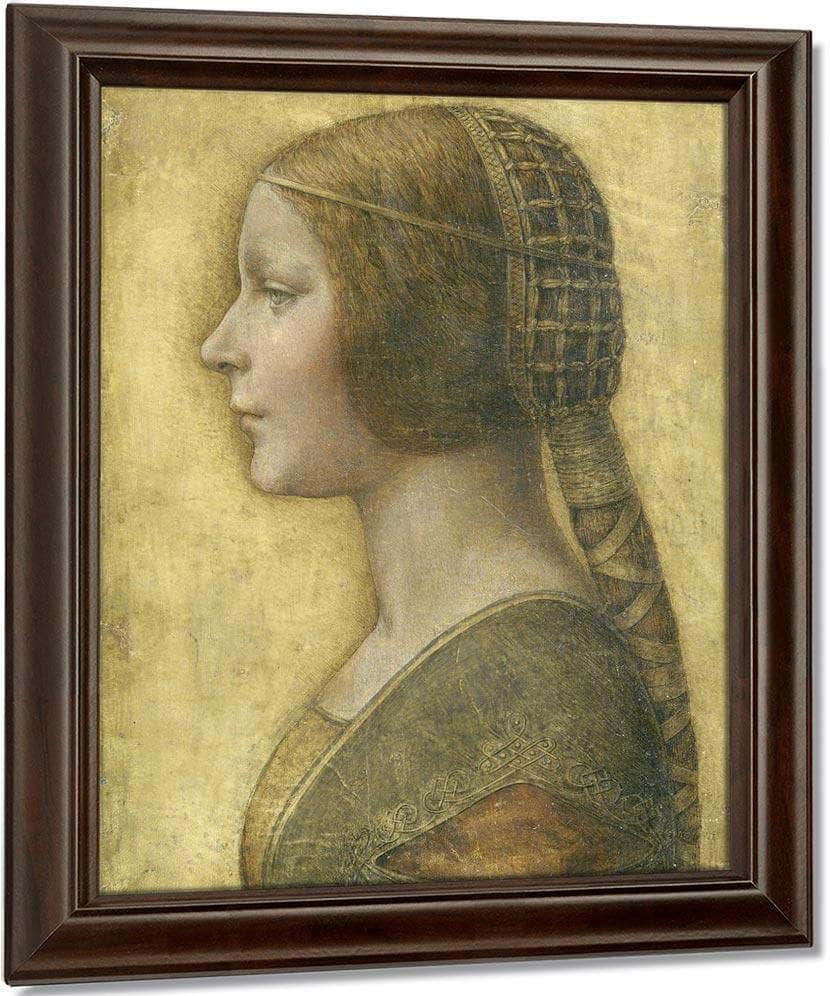 La Bella Principessa By Leonardo Da Vinci Fine Art Print