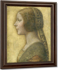 La Bella Principessa By Leonardo Da Vinci Fine Art Print