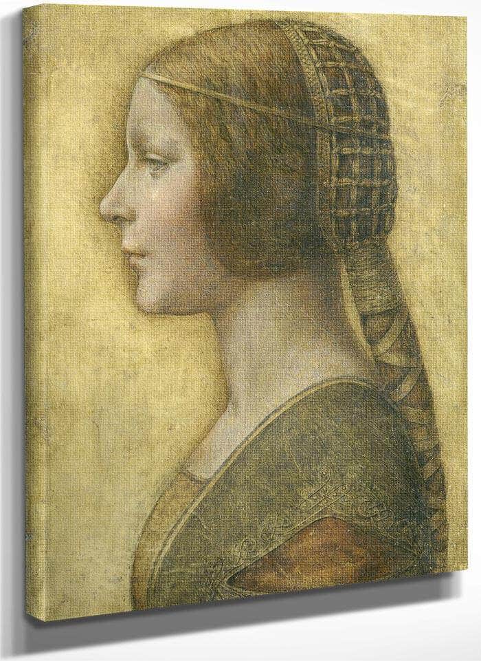 La Bella Principessa By Leonardo Da Vinci Fine Art Print