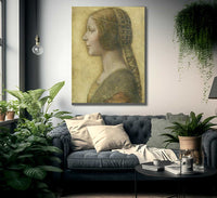 La Bella Principessa By Leonardo Da Vinci Fine Art Print
