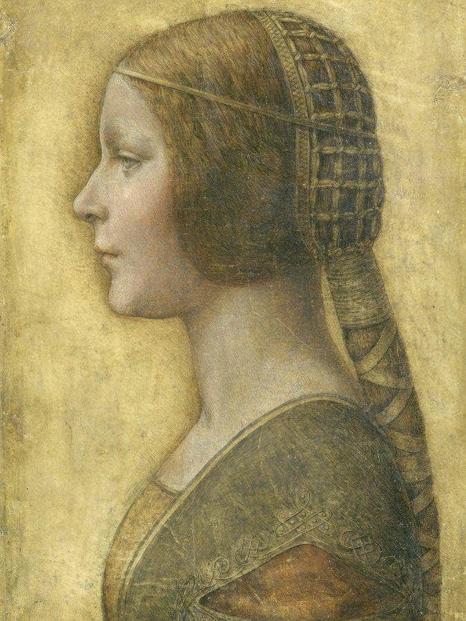La Bella Principessa By Leonardo Da Vinci Fine Art Print