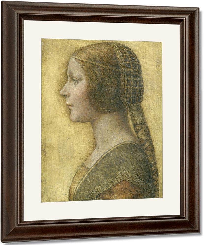 La Bella Principessa By Leonardo Da Vinci Fine Art Print