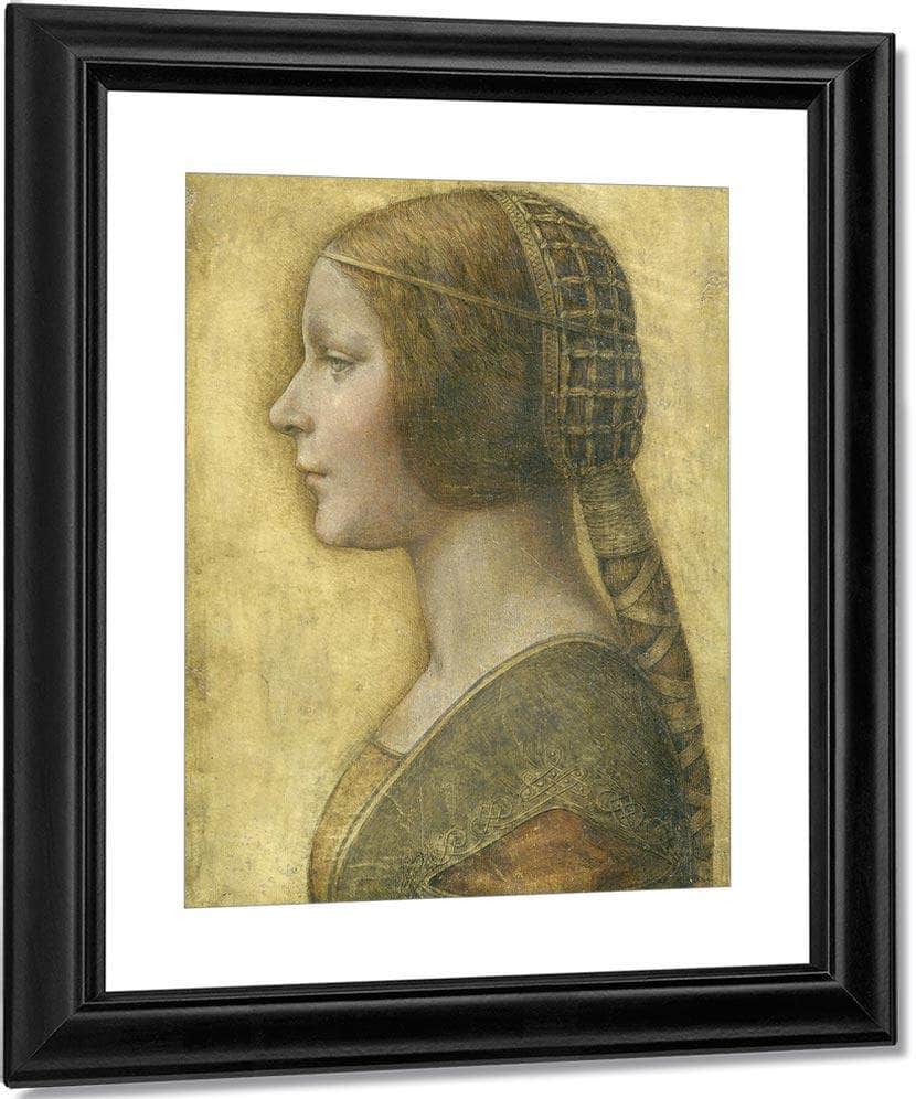 La Bella Principessa By Leonardo Da Vinci Fine Art Print