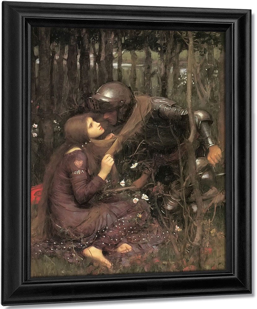 La Belle Dame Sans Merci By John Waterhouse Fine Art Print