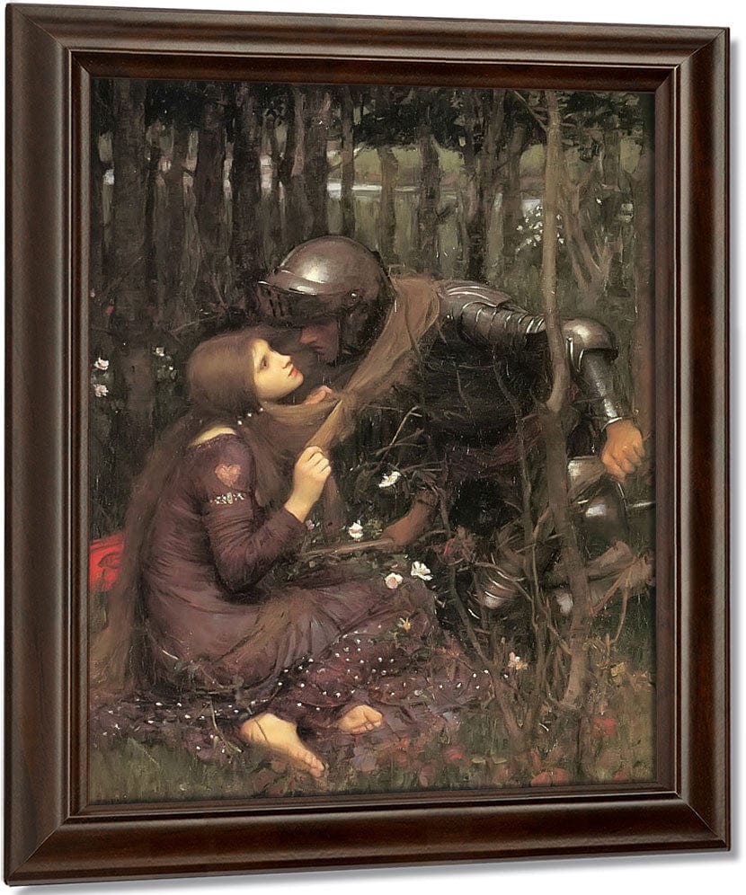 La Belle Dame Sans Merci By John Waterhouse Fine Art Print