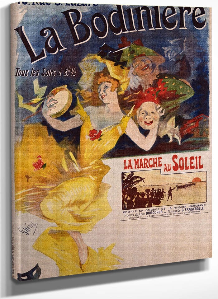 La Bodiniere Poster By Jules Cheret Fine Art Print