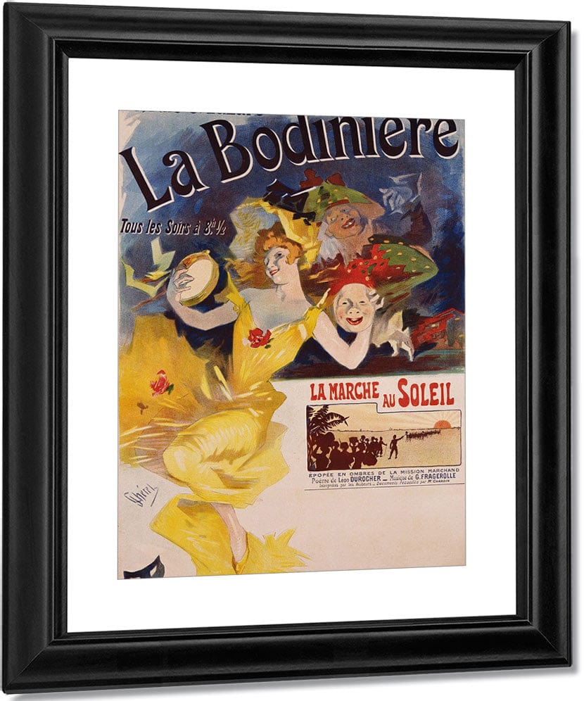 La Bodiniere Poster By Jules Cheret Fine Art Print