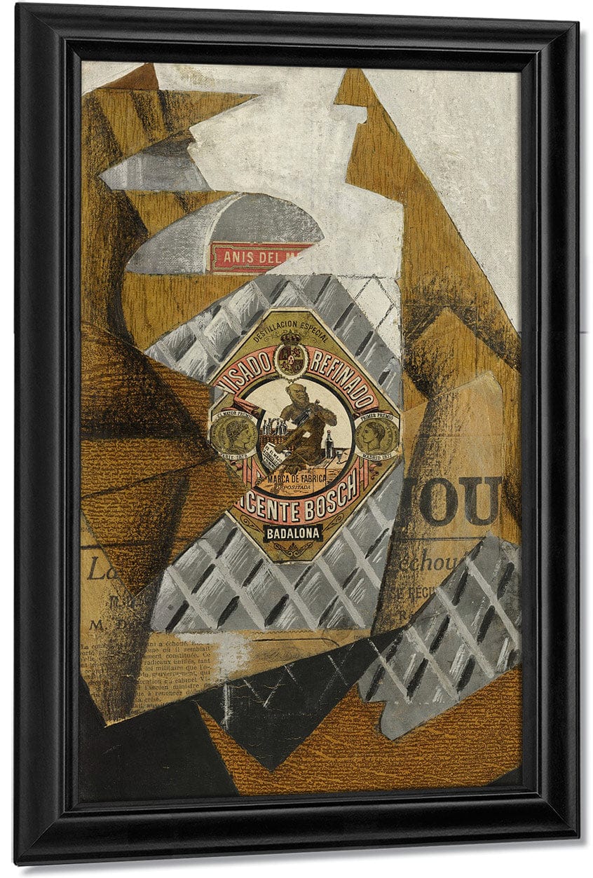 La Bouteille D'anis (The Bottle Of An’s Del Mono) By Juan Gris Fine Art Print
