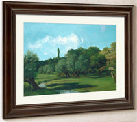 La Bretonnerie In The Department Of Indre By Gusave Courbet Fine Art Print