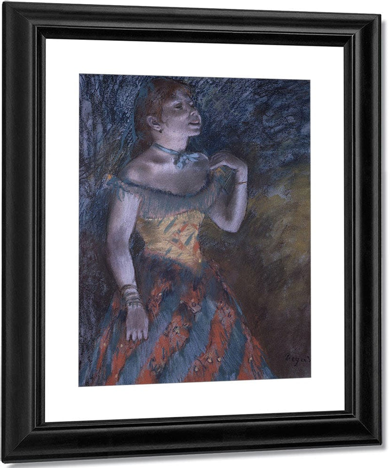 La Chanteuse Verte (The Singer In Green) By Edgar Degas Fine Art Print