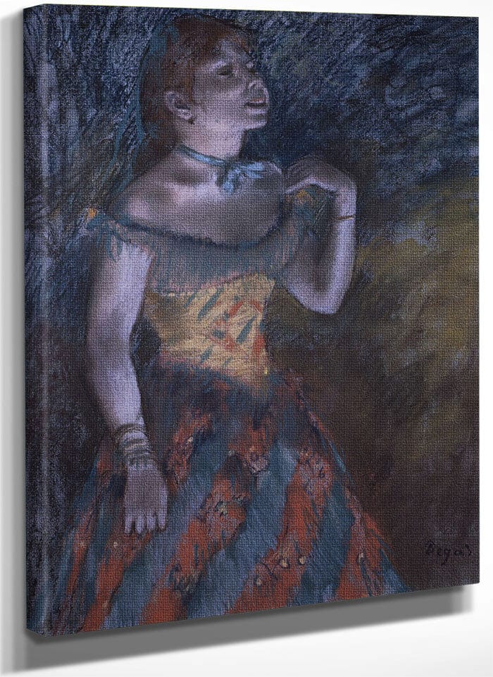 La Chanteuse Verte (The Singer In Green) By Edgar Degas Fine Art Print