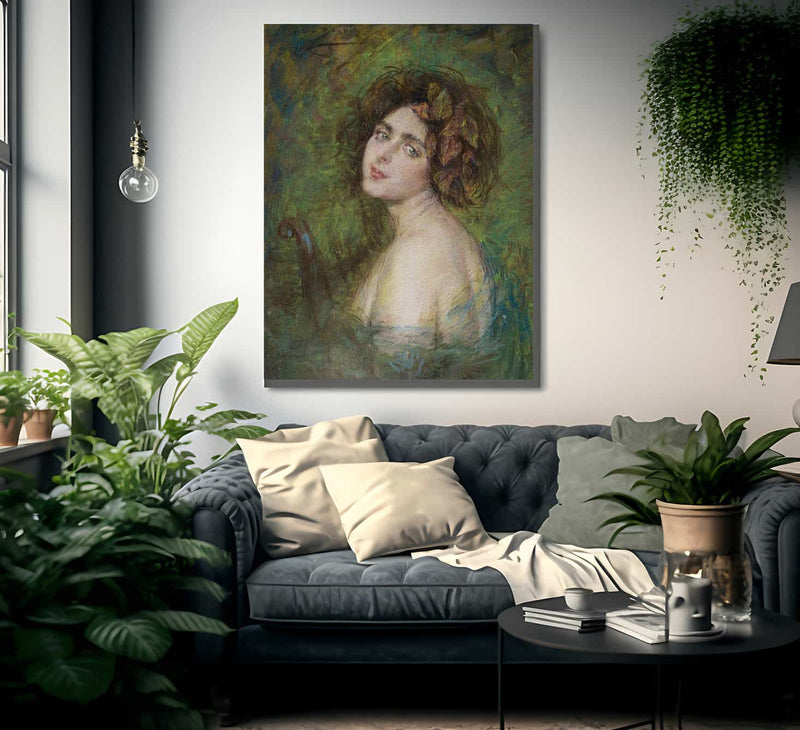 La Cigale By Alice Pike Barney Fine Art Print