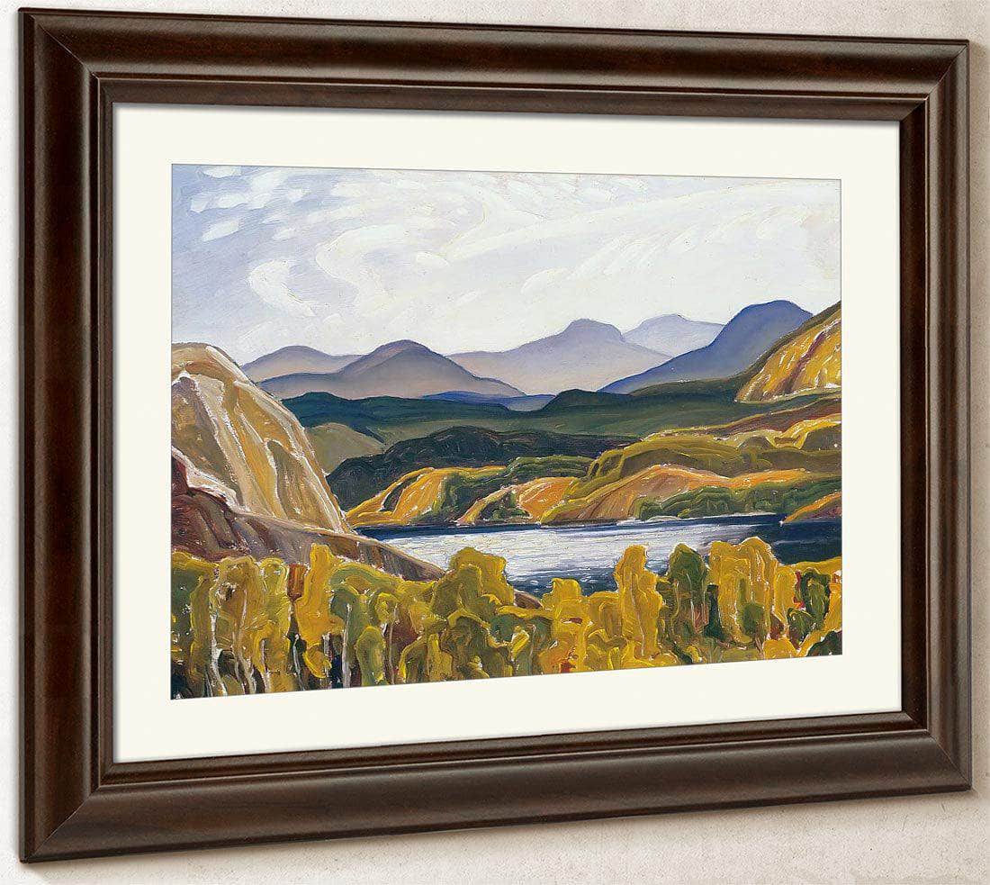 La Cloche Mountain And Lake By Frank Carmichael Fine Art Print