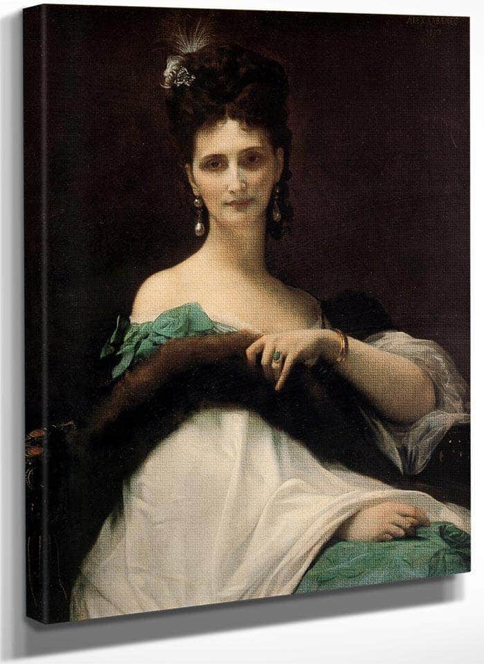 La Comtesse De Keller 1873 76X99 2Cm By Alexandre Cabanel Fine Art Print