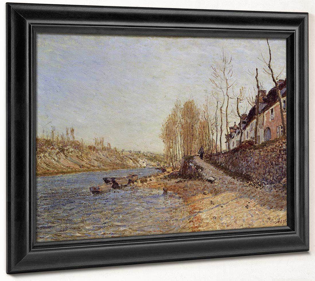La Croix Blanche At Saint Mammes 1884 By Alfred Sisley Fine Art Print