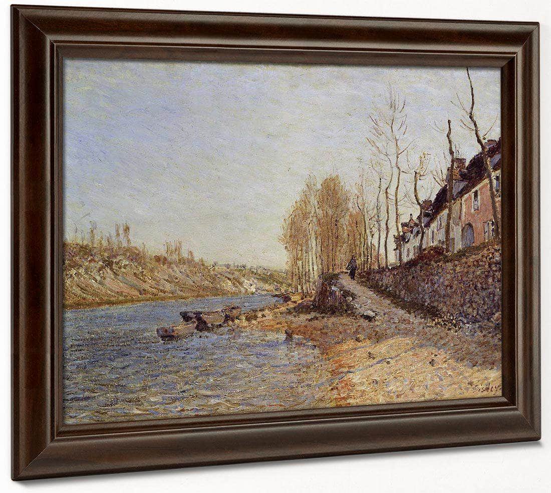 La Croix Blanche At Saint Mammes 1884 By Alfred Sisley Fine Art Print